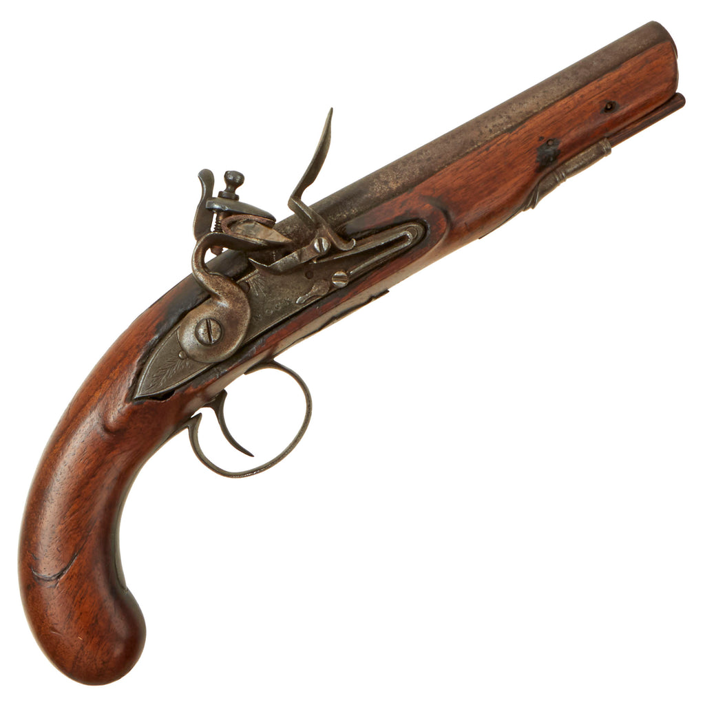 Original British Fur-Trade Flintlock Pistol by Nock of London with Birmingham Proofed Barrel - circa 1820 Original Items