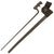 Original U.S. Springfield Trapdoor M1873 Rifle Cadet Socket Bayonet with 1st Pattern U.S. Frog and Scabbard Original Items
