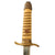 Original Japanese WWII M1883 Naval Officers Dirk with Iron & Brass Leather Scabbard Original Items