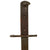 Original Japanese Late WWII Arisaka Type 30 Last Ditch Bayonet with Rubberized Canvas Sheath and Belt Loop Original Items