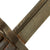 Original Japanese Late WWII Arisaka Type 30 Last Ditch Bayonet with Rubberized Canvas Sheath and Belt Loop Original Items