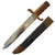 Original U.S. Civil War US Navy M1861 “Dahlgren” Bowie Knife Bayonet and Scabbard By Ames - Dated 1861 Original Items