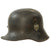 Original German WWII Austrian M17 Battle Damaged Transitional Heer Army Single Decal Helmet with 57cm Liner Original Items