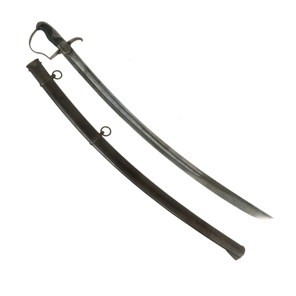 Original British Napoleonic Trooper P-1796 Light Dragoon Saber with Scabbard Original Items