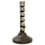 Original U.S. Colonial Period Spiral Candle Holder with Wooden Base - Mid 17th-18th Century Original Items