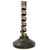 Original U.S. Colonial Period Spiral Candle Holder with Wooden Base - Mid 17th-18th Century Original Items