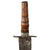 Original Colonial America Late 17th Century Plug Bayonet with Wooden Handle Original Items