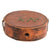 Original U.S. American Revolutionary War Cheesebox Canteen Marked New York in Tacks Original Items