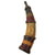 Original Early 18th Century Powder Horn with Leather Embellishments Still Intact With Original Stitching Original Items