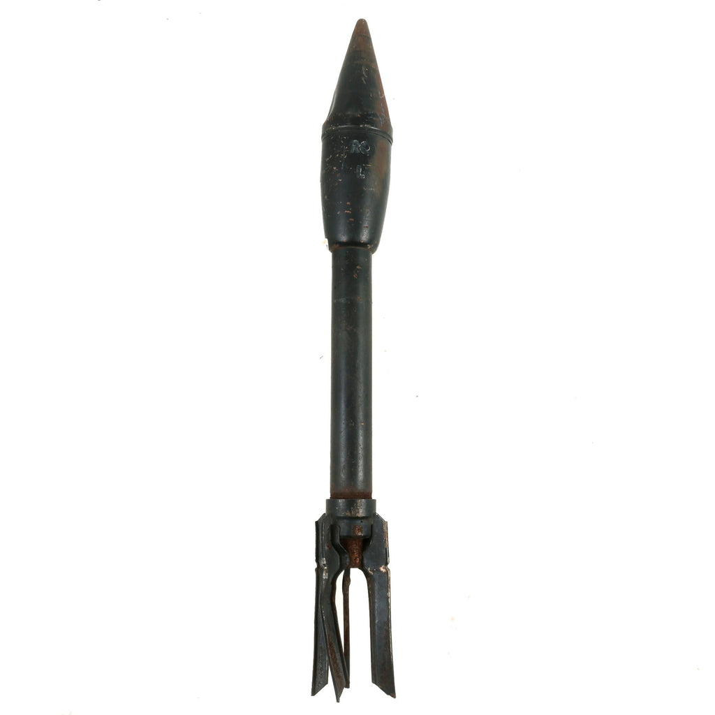 Original U.S. WWII M7A1 Anti-Tank Practice Rocket for the M1 and M1A1 2.36 Inch Bazooka Launcher - Inert Original Items