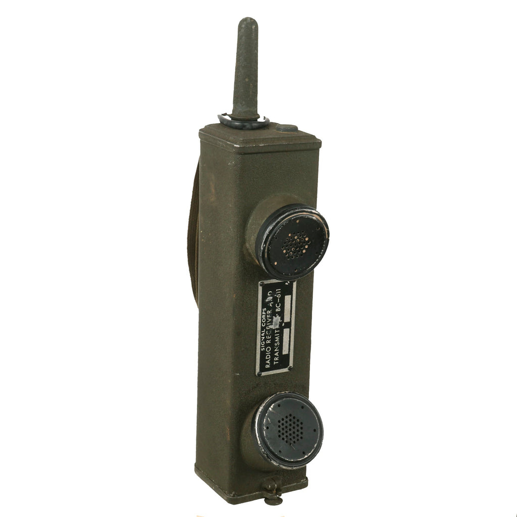 Original U.S. WWII Handie Talkie SCR-536 Radio Transceiver BC-611 Original Items