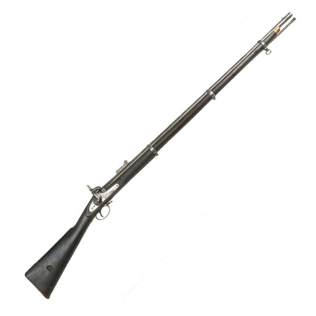 Original U.S. Civil War Era 3rd Model P-1853 Enfield Three Band Percussion Export Rifle - Marked Tower 1862 Original Items