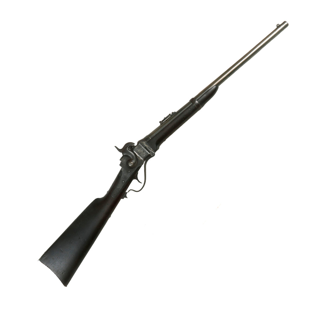 Original U.S. Civil War Sharps New Model 1863 Vertical Breech Saddle-Ring Carbine - Serial 95110 - Unconverted Original Items