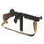 Original U.S. WWII Thompson M1A1 Display Submachine Gun Serial 365992 with NOBUCKL Sling & Magazine - Original WWII Parts Original Items
