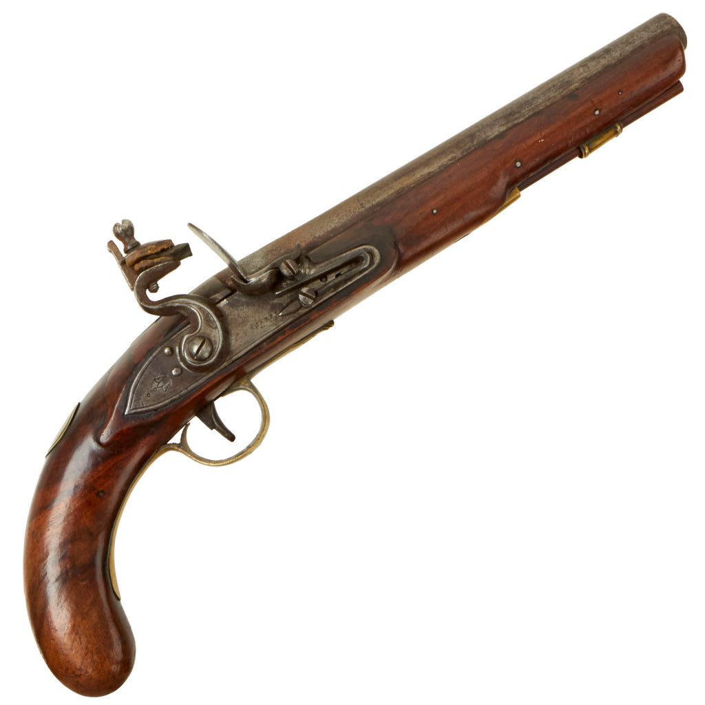 Original British Fur-Trade Flintlock Pistol by Sharpe of London with Birmingham Proofed Barrel - circa 1820 Original Items
