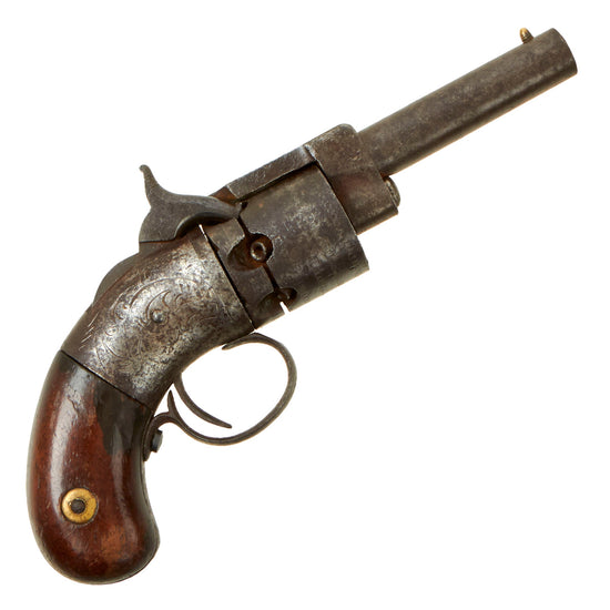 Original Scarce U.S. Springfield Arms Co. James Warner Patent .28cal Pocket Percussion Revolver - Circa 1851 Original Items