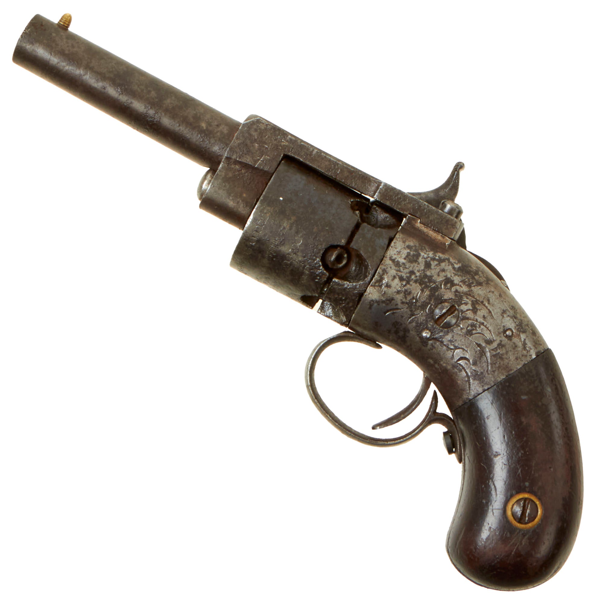 Old Springfield Revolver Original Scarce U.S. Springfield Arms Co. James Warner Patent .28cal P ...