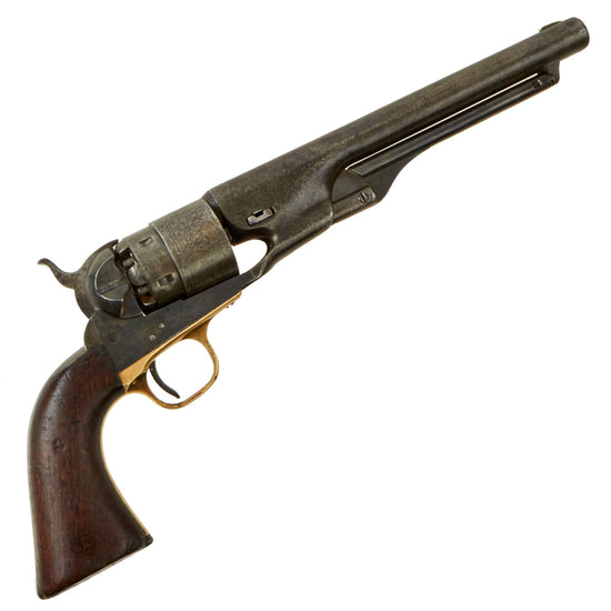 Original U.S. Civil War Colt Model 1860 Army .44cal Percussion Revolver with Partial Cylinder Scene made in 1862 - Serial 78778 Original Items