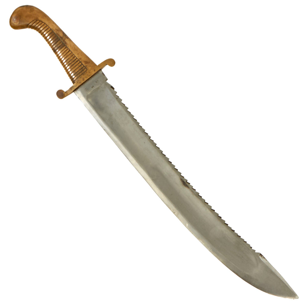 Original Imperial Russian M-1827 Sawback Falchion Heavy Pioneer Sword with Arsenal Markings New Made Items
