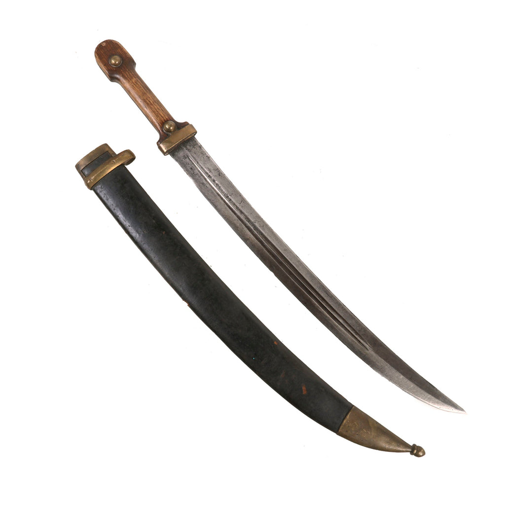 Original Imperial Russian WWI M1907 "Bebut" Artillery Kindjal Short Sword with Matching Scabbard - Dated 1914 Original Items