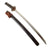 Original 16th Century Muromachi Period Japanese Handmade Ō-Wakizashi Short Sword with Edo Period Fittings and Kogatana Knife Original Items