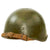 Original WWII Russian Soviet SSh-40 Steel Combat Helmet with Liner & Chinstrap - Post War Repainted Original Items
