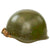 Original WWII Russian Soviet SSh-40 Steel Combat Helmet with Liner & Chinstrap - Post War Repainted Original Items