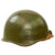 Original WWII Russian Soviet SSh-40 Steel Combat Helmet with Liner & Chinstrap - Post War Repainted Original Items