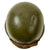 Original WWII Russian Soviet SSh-40 Steel Combat Helmet with Liner & Chinstrap - Post War Repainted Original Items