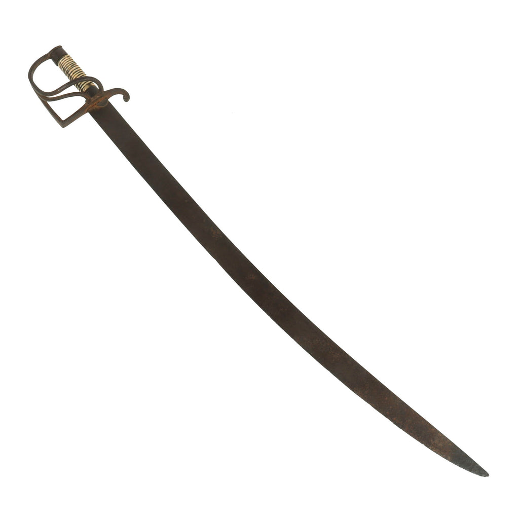 Original Mexican-American War Era Mexican Hand Forged “Machete Sword” With Coin Ricasso “Buffers” Original Items