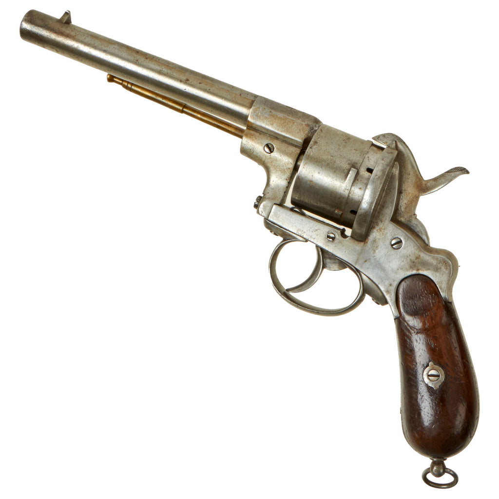 Original Belgian 11mm Pinfire Double Action Revolver Retailed by Eduar ...