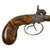 Original Victorian Era Belgian Double Barreled Percussion Pistol with Figured Wood Grip and Decorated Frame - Circa 1835 Original Items