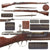 Original Portuguese Kropatschek M.1886/89 Colonial Infantry Rifle by ŒWG Steyr Dated 1886 with Bayonet and Scabbard - Serial Z756 Original Items