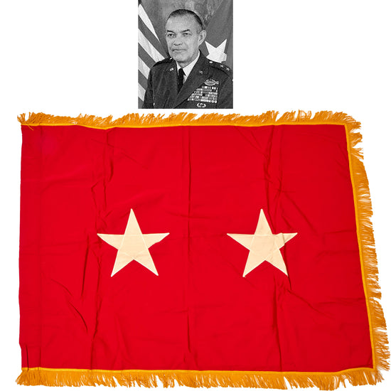 Original U.S. Vietnam War General Howard Cooksey’s Lieutenant General’s Flag - Deputy Commander of 23rd Infantry Division - Senior Advisor to AVRN Troops in I Corps Original Items