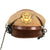 Original U.S. WWII Army Air Force Officer Tan Crusher Cap by Lewis With HB-7 Headset - Size 7 ⅜ Original Items