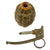 Original U.S. WWII Inert MkII Pineapple Grenade with Yellow Ring & M10A2 Fuze Original Items