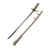 Original Japanese WWII Patrolman & Sergeant's Police Sword - Third Type with Plated Scabbard Original Items