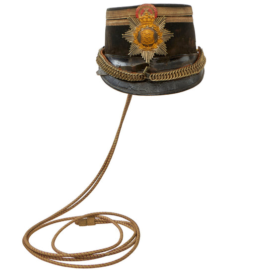 Original Danish 19th Century Officer Shako Original Items