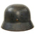 Original German WWII Luftwaffe M35 “Droop-Tail” Former Double Decal Helmet with 56cm Liner & Chinstrap - marked ET64 Original Items