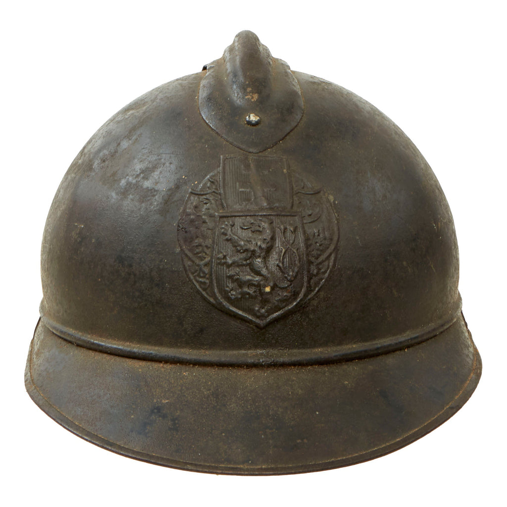 Original Rare French WWI Czech Legion Model 1915 Adrian Helmet with Liner - Czechoslovak Legion Original Items