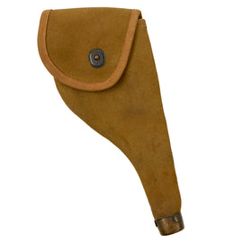 Original U.S. Pre WWI Era Rare Mills Canvas Holster For The Various Models Of The US Army .38 Caliber Service Revolver