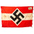 Original German WWII HJ National Youth Organization Unit Marked Parade Standard Flag - 46” x 70” Original Items