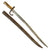 Original German Reissued French M1866 Chassepot Saber Bayonet by Stehelin & Cie. Bitschwiller with Modified Scabbard - Dated 1869 Original Items