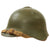 Original WWII Soviet Union M36 Soviet SSh-36 "Gladiator" Steel Combat Helmet Shell with Web Chinstrap Original Items