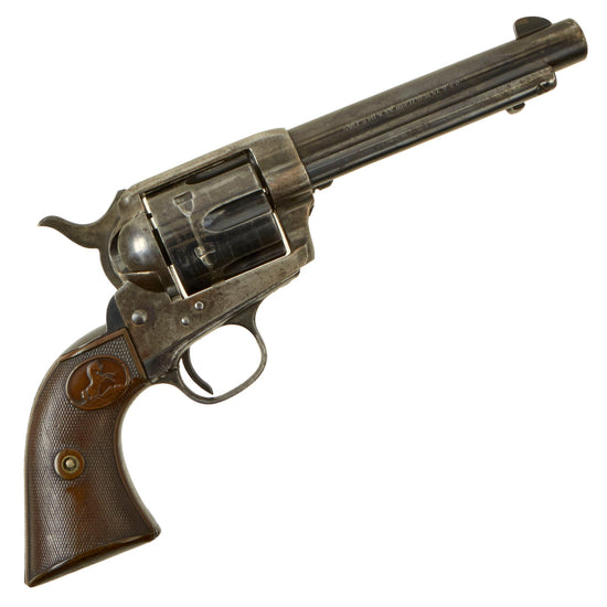 Original U.S. Colt Single Action Army Revolver Made in 1892 Factory Converted to .38 Special with 5 ½" Barrel - Serial 147197 Original Items