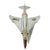 Original U.S. Vietnam War Era Desk Model F-4 Phantom II Aircraft Presented to Maj. Gen. Adrian St. John, Commander 1st Armored Div. - Dated 1973 Original Items