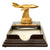 Original U.S. Presentation Desk Ornament Notepad Holder Named to Maj. Gen. Byron E. Gates - Chanute A.F.B. 1955 Original Items
