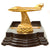 Original U.S. Presentation Desk Ornament Notepad Holder Named to Maj. Gen. Byron E. Gates - Chanute A.F.B. 1955 Original Items