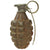Original U.S. Pre-WWII Inert Early MkII Pineapple Fragmentation Grenade With WWI Era “Cutback” Fuze Original Items