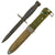 Original U.S.Vietnam War Era M-7 Bayonet With M8A1 Scabbard As Used On The M16 Service Rifle Original Items